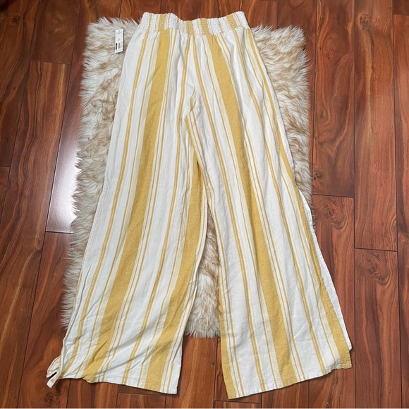 NOBO side slit super high rise striped pants - Picture 3 of 7